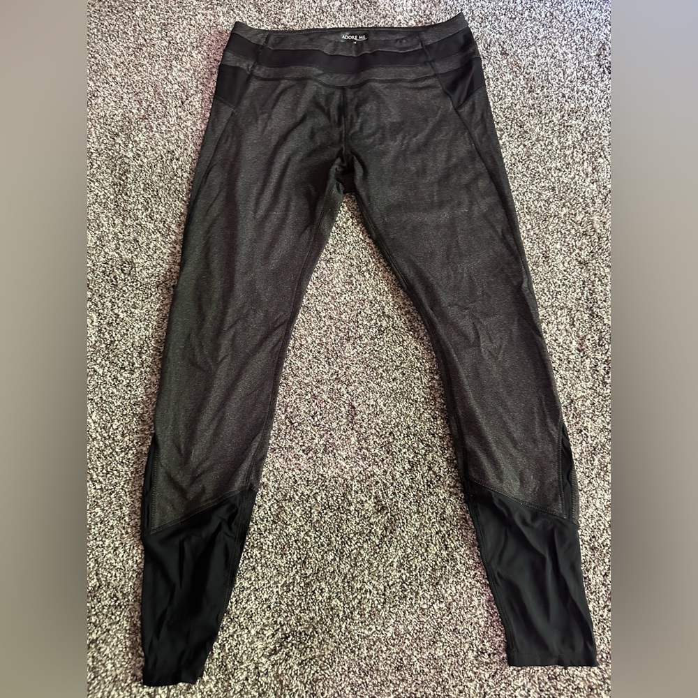 Adore Me Black Mesh Leggings